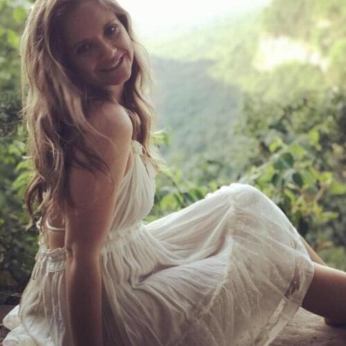 Summer Bikini Strapless Boho Mini Beach Dress Women Bohemian Backless Sexy Dresses Girls Bathing Suit Women Swimsuit Cover Up