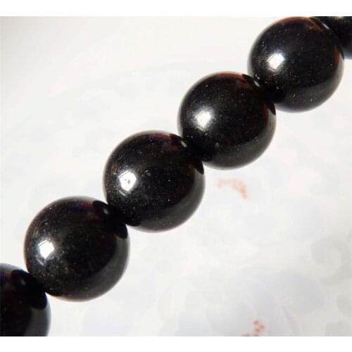 Hot Fashion High-Quality Beautiful 4-12MM Black Onyx Round Loose Beads 15" DIY Necklace Bracelet Making Wholesale And Retail