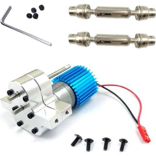 Metal Transfer GearBox 370 Brush Motor For WPL B14 B24 C14 MN90 Q60 RC Car RC Car Accessories RC Parts High Quality