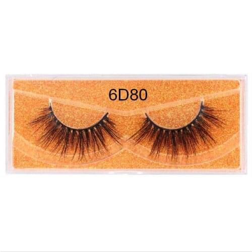 6D Mink Eyelashes 100% Cruelty free Handmade 3D Mink Lashes Full Strip Lashes Soft False Eyelashes Makeup Lashes 6D83