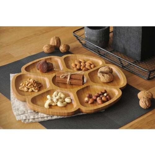 Bambum Pincho Delicado Snack Tray, Brown, One Size
