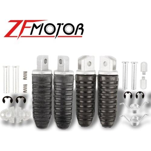 Front Rear Footrests Foot peg For Suzuki Gladius SFV650 GSR400 GSR600 SV400 SV650 SV1000 GSR750 Hayabusa GSX1300R GSF1250 Bandit