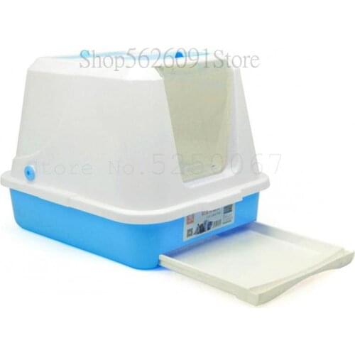 Cat Sand Basin Fully Enclosed Large Cat Toilet Pine Double Cat Litter Box Lavatory Cat Products