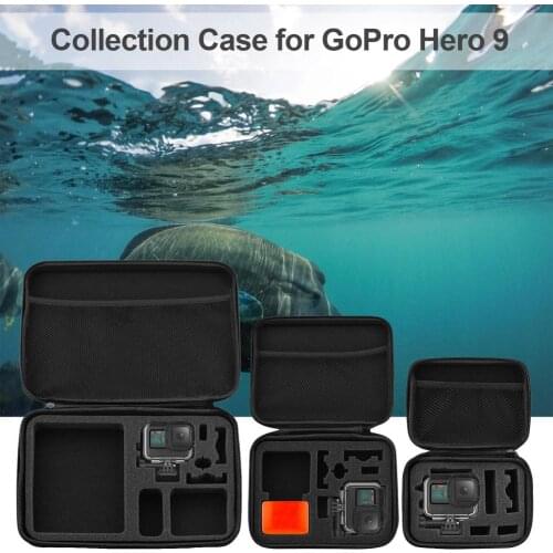 Sport Camera Portable Storage Case Bag For GoPro Hero 9 Small Medium Large Accessory Anti-shock EVA Bag For Go Pro Accessories
