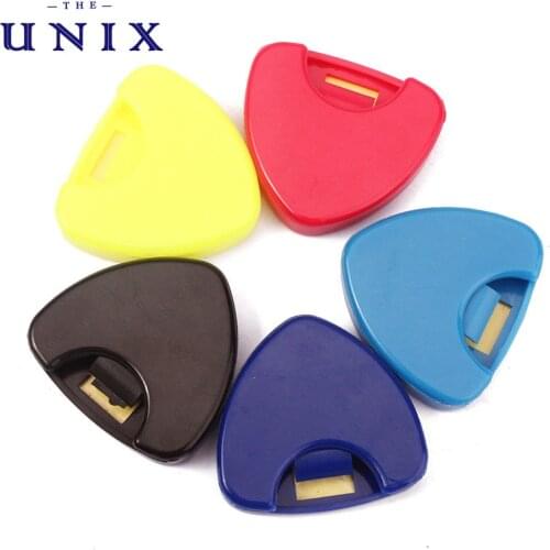 Durable Plastic Guitar Pick Holder Mediator Quick Storage Self Adhesive Plectrum Case Box Electric Acoustic Guitar Accessories