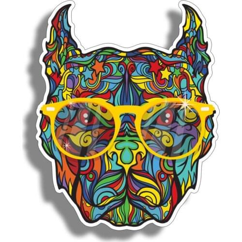 Street graffiti sticker dog vinyl cup tumbler creative laptop car truck bulldog glasses sticker