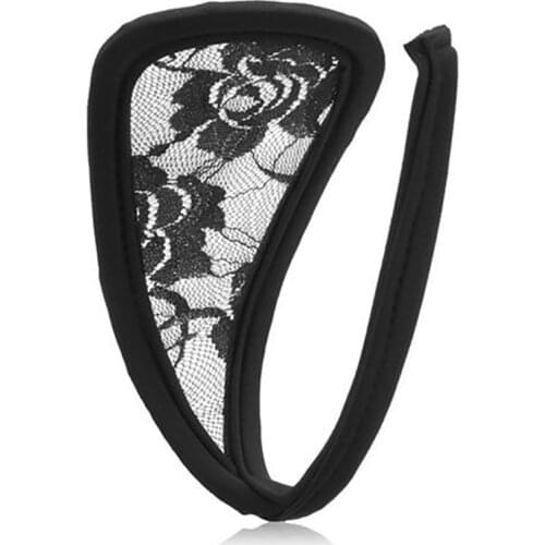 Floral Sexy C-String Thongs Panties Lace Flower Lingerie Stealth C String 6 Colors Knickers C Shape String Panties