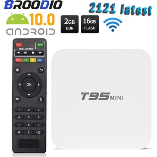 T95 Mini Smart Tv Box Android 10 4K 2.4G Wifi 2GB 16GB T95 Set-Top Box YouTuBe Media Player Allwinner H313 2021 Latest TV BOX