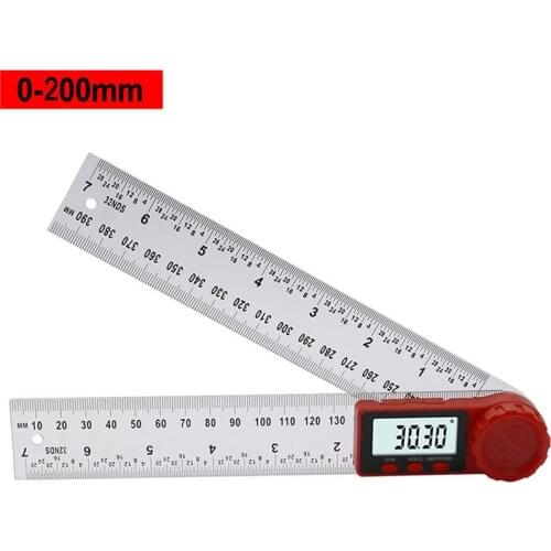 0-200mm/300mm Digital Meter Angle Inclinometer Angle Digital Ruler Electron Goniometer Protractor Angle finder Measuring Tool