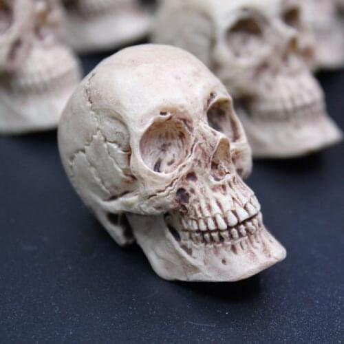 1:6 Resin Skull Bone Human Soldier Scene Skulll Sculpture Decoration Pendant