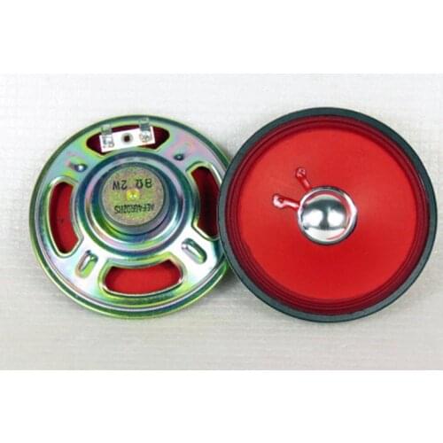 1pcs 4" inch 8Ω 8Ohm 2W Ultra-thin Full-range speaker Loudspeaker Red pot radio