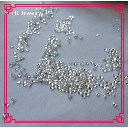10000PCS/Lot AAA Grade 8 hearts & 8Arrows White CZ Round Stone Star Cut White Zirconia Stone Wholesale