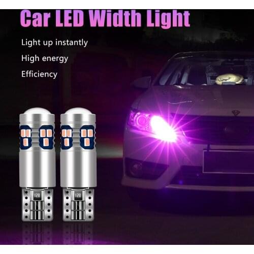 2pcs T10 W5W LED Bulb For Toyota Corolla RAV4 CHR Avensis Prius Auris Hilux Avensis t25 Highlander Car Parking Light Accessories