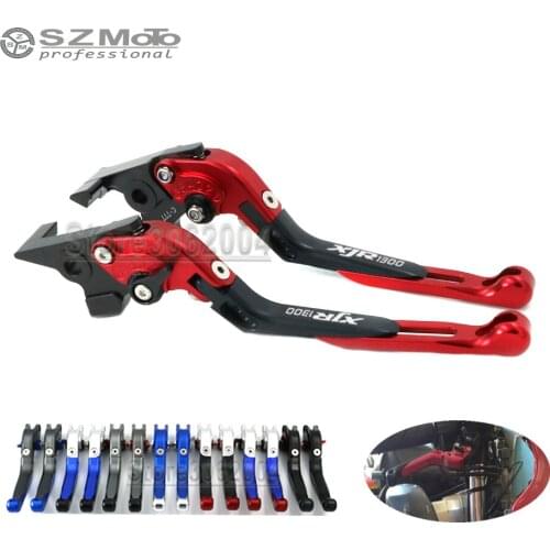 For YAMAHA XJR1300 XJR 1300 2003 Aluminum Motorcycle Accessories Folding Extendable Adjustable Brakes Clutch Levers With LOGO