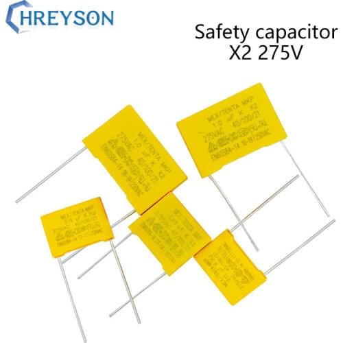 Safety Capacitor X2 10pieces 0.001UF/0.0022/0.0047/0.0022/0.068uf/0.1UF Correction Capacitor P10 15 22.5MM 10Pcs