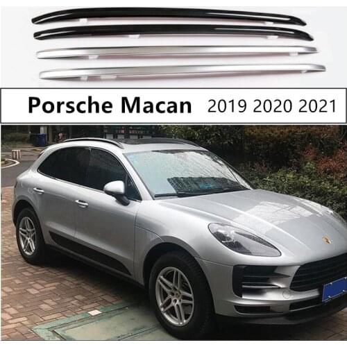 For Porsche Macan 2019 2020 2021 Roof Racks Luggage Rack Bar High Quality Aluminium Alloy Car Modification Accessories