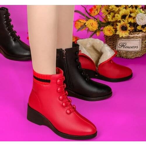 Feerldi Women's Wedge Ankle Boots