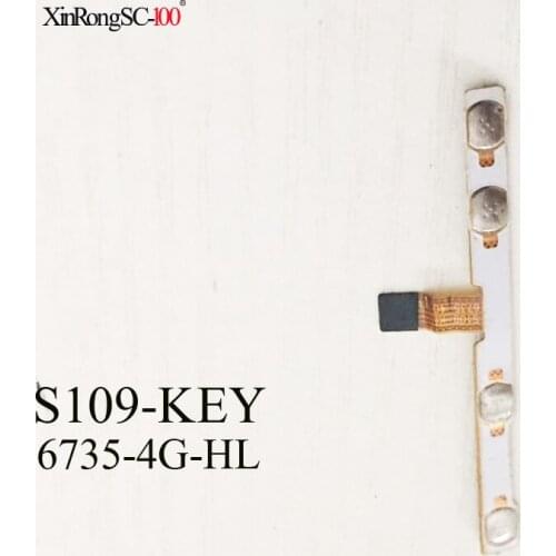 Switch on off Power Volume button Flex cable For S109-KEY 6735-4G-HL tablet conductive flex with sticker