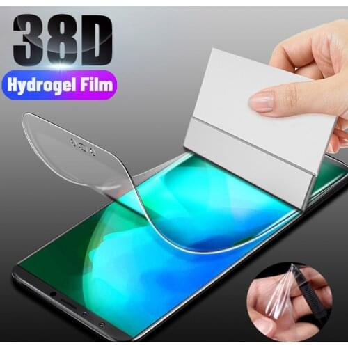 38d full cover hydrogel film for iphone xr 7 8 6 6s plus x xs max screen protector for protective iphone 11 pro max soft film