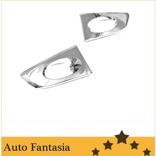 Chrome Fog Light Cover for Honda Jazz Fit 09-12-free shipping