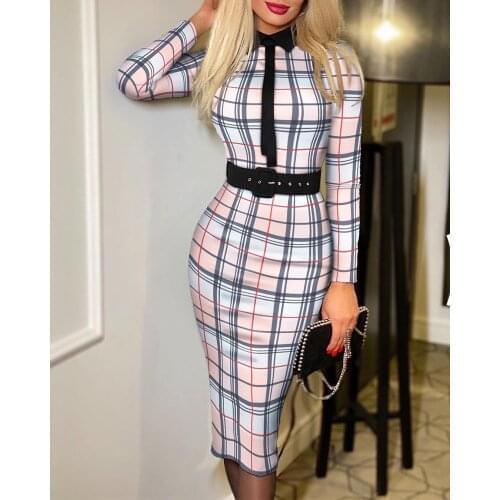 IBEWILL Fashionable Dresses In A Cage