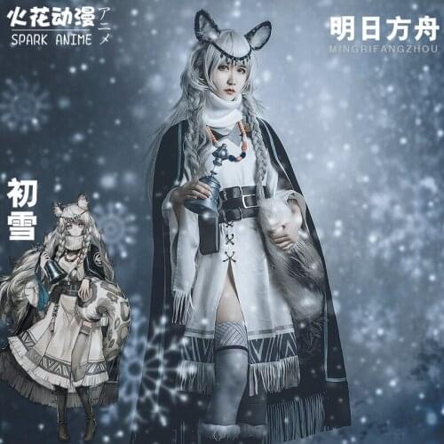 Game Arknights Pramanix Cosplay Costumes Winter Full Set Uniform Suits Halloween/Hallowmas Role Play Clothing Highly Reductive