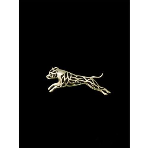 Trendy personalized American Staffordshire Terrier brooches fashion jewelry 12pcs/lot