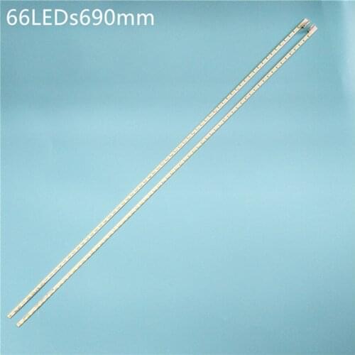 New LED Strip 55" V12 Edge REV1.1 L R-Type 6920L-0001C 6916L0781A For 6922L-0005A 6922L-0006A 66LED 690MM