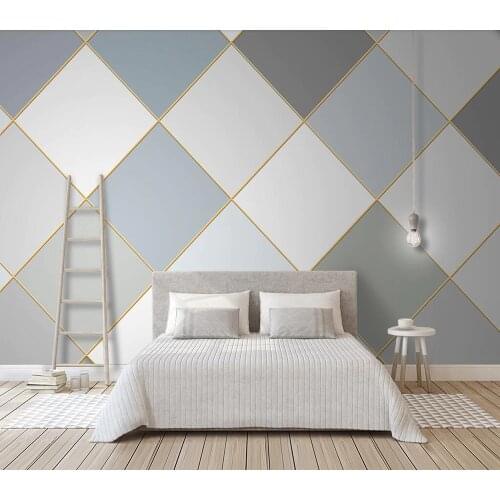 Custom wallpaper Simple square background wall