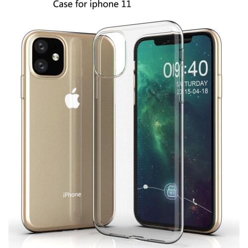 TPU Clear Case for iphone 11 Transparent Soft TPU Dropproof Shockproof Phone Back Case for iphone 11 Protection Cover Case