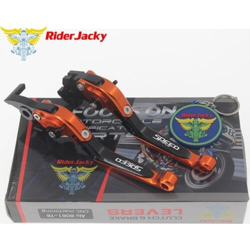 Riderjacky For Triumph SPEED TRIPLE 2008-2010 2009 Motorcycle CNC Folding Extendable Brake Clutch Levers