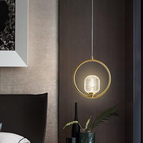 Modern Led Chandelier Home Lighting For Bedroom Living Room gold glassChandelier Lighting Hanging Lamp Lustres lampadario