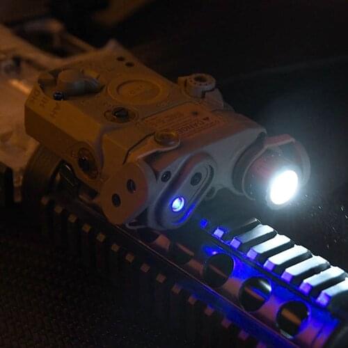Tactical LA5C PEQ 15 IR Blue Dot Laser Sight 270 Lumens White LED Flashlight Torch Rifle Hunting Armas Scout Light For Picatinny