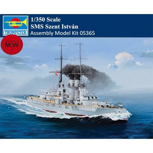 Trumpeter 05365 1/350 Scale SMS Szent István Istvan Military Plastic Assembly Model Kit