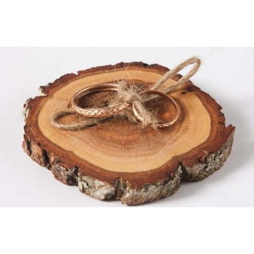 Lawn Wedding Party Decoration Anniversary Engagement Bearer Rings Box Custom Rustic Flower Style Ring Pillow Lover Gifts