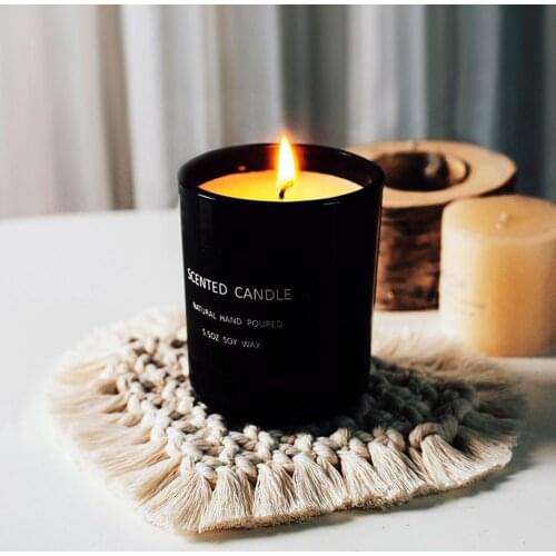 Nordic Style Bohemia Tassels Love Heart Shaped Cotton Thread Coaster Cup Mat Coffee cup Mat Tea cup Mat Drinkware для кухни