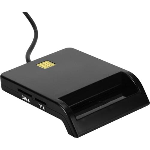 VODOOL Portable USB 2.0 Smart Card Reader DNIE ATM CAC IC ID Bank Card SIM Card Cloner Connector for Windows Linux New