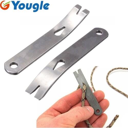 YOUGLE EDC Pocket Mini Pry Bar Bottle Opener Screwdriver Keychain Outdoor Survival Tool