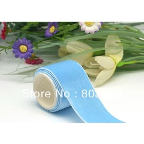 1"(25mm)Single Face Velvet Ribbon Blue Velvet Ribbon Diy Ribbon