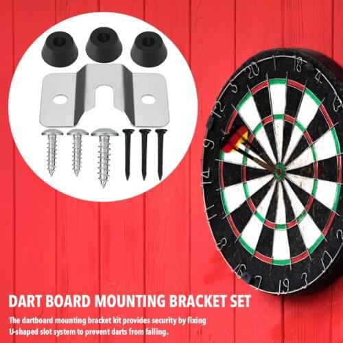 10PCS DIY Dartboard Mounting Bracke Set Household Wall HangingAvailable Thickened Indoor Outdoor Throwing Game Steel Tipped Dart
