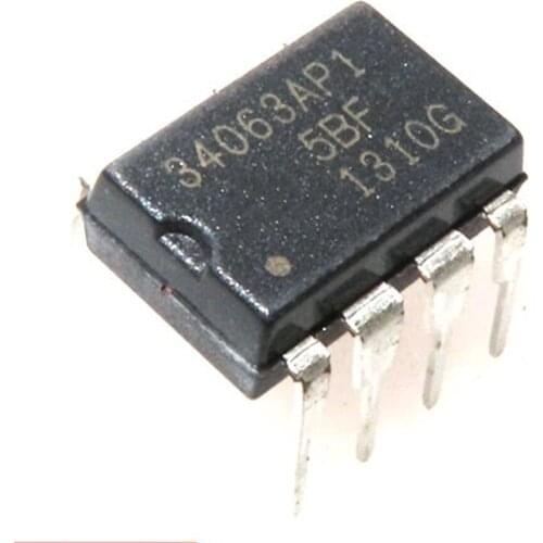 10pcs/lot MC34063AP1 MC34063AP MC34063A MC34063 34063API 34063AP1 DIP-8 In Stock
