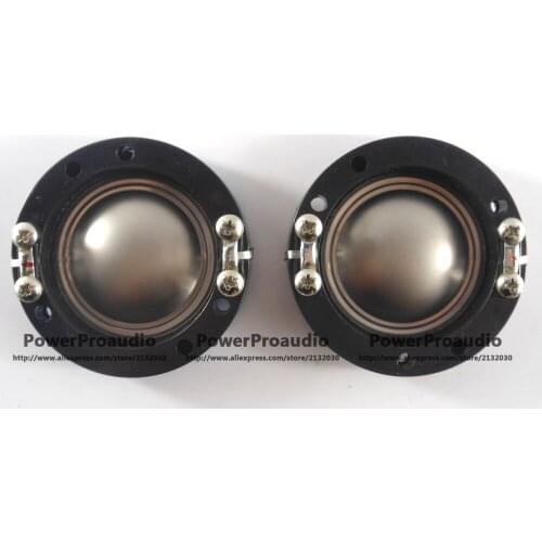 2PCS Diaphragm for Small Driver Titanium Dome Voice Coil 34.4mm 8 ohm Flat Wire