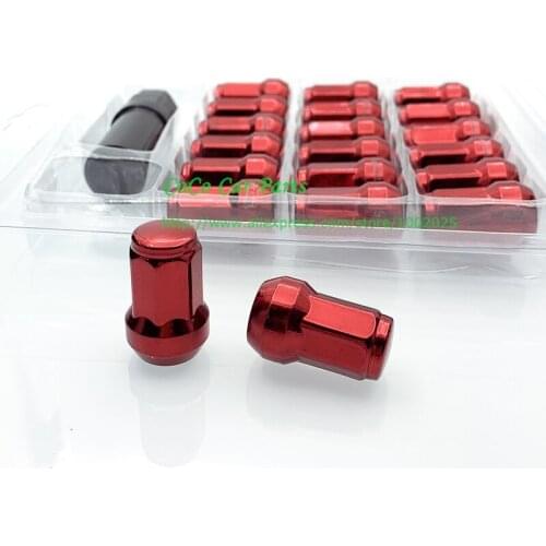 20+1) pcs 7 Side Universal Steel Wheel Lug Nut 12x1.5&12x1.25