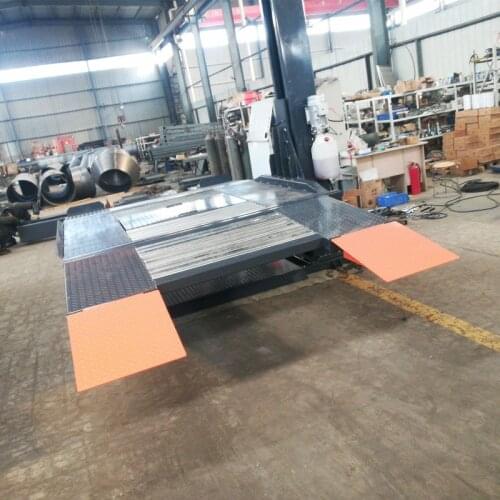 2000kg single post car Parking lift car ramp hydraulic post parking jack