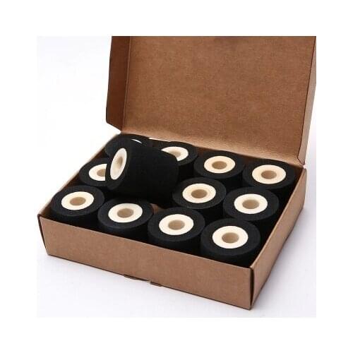 36*40MM Energy Saving Black Hot Printing Ink Roll for Coding Machine to Print Expiry Date/Batch No