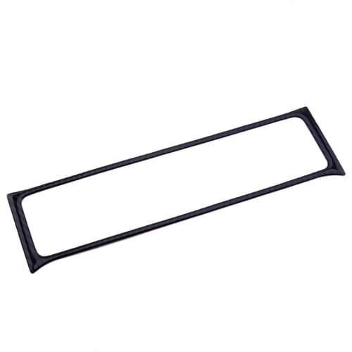 Car Black Carbon Fiber Console Air Vent Outlet Decor Cover Trim 32 x 8.6 cm Fit For Ford Mustang 2009 2010 2011 2012 2013