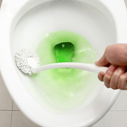 Household bathroom toilet brush portable toilet brush bathroom scrubber 360-degree dead angle-free cleaning brush