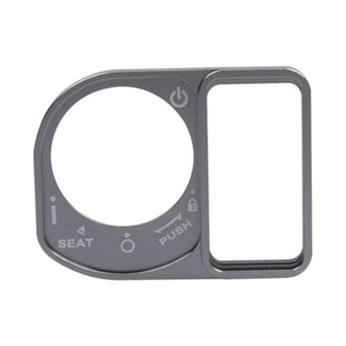 50LC Motorcycle Modification Electric Door Decorative Cover Compatible with PCX150 Engine Start Stop Button Panel Cover