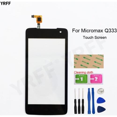 For Micromax Q333 Touch Screen Digitizer Sensor Glass Panel Replacement Assembly Parts