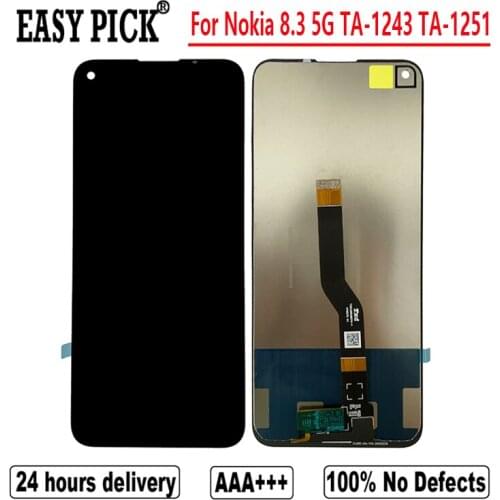 For Nokia 8.3 5G LCD Display Touch Screen Digitizer Assembly Replacement Part For Nokia 8.3 5G TA-1243 TA-1251